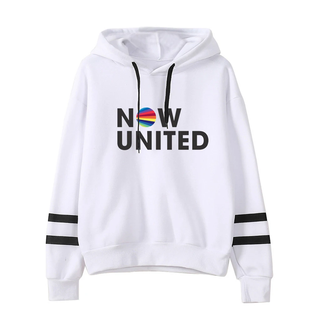 Толстовка с надписью Now United-Better для женщин пуловер Better United кавайный спортивный