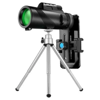 powerful 80x100 hd monocular telescope phone camera zoom starscope tripod telescope phone clip for outdoor camping accessories