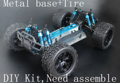 Hsp 1/10 Rc Big Foot Truck 94111Pro Kit Version Brushless Professional Off-Road Crawler Electric Chassis Frame Base | Игрушки и хобби