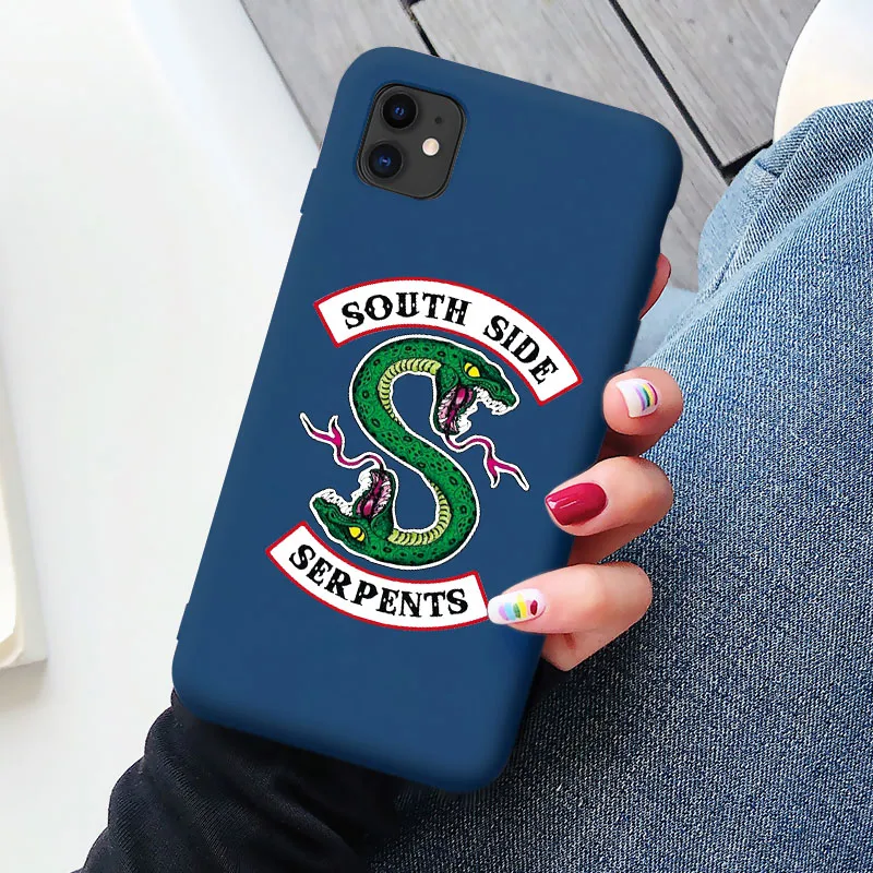 Американский ТВ ривердейл Southside Serpents чехол для телефона iPhone 11 Pro MAX XR X XS 7 8 6s Plus