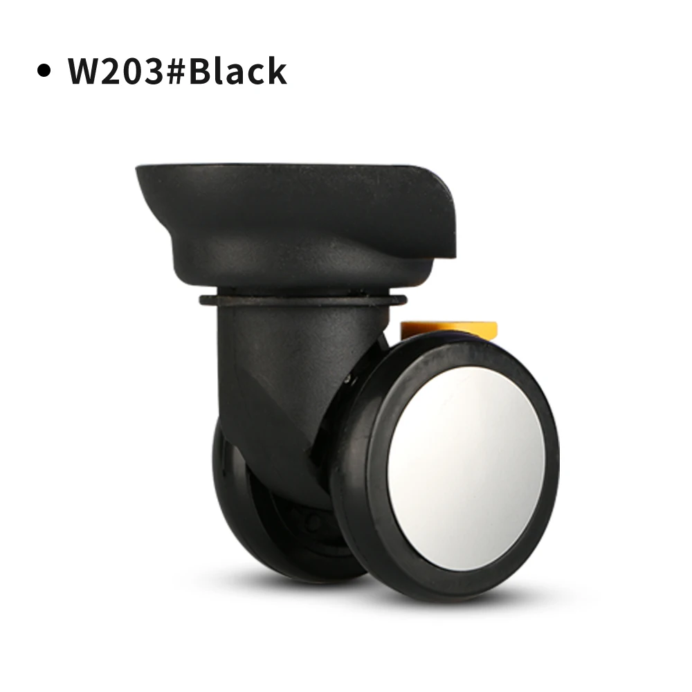 TANGYIPIN W203 Luggage Wheel Trolley Password Box Caster Repair Suitcase Accessories Replacement Universal Plastic Silent Wheels
