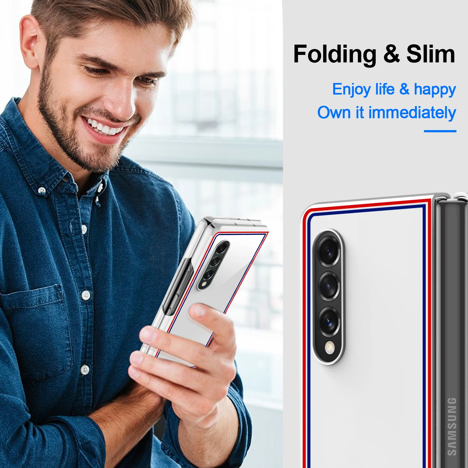 ultra thin pc for samsung galaxy z fold 3 5g 2021 case full protective cover for galaxy z fold 3 tb limited edition free global shipping