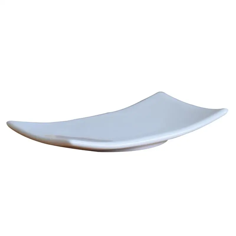 Soap Box Cute Ceramic Soap Tray Holder Shower Container Soap Dishes Organizer Soap Drain Holder for Bathroom Kitchen White