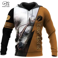 plstar cosmos funny animal love horse colorful harajuku newfashion tracksuit 3dprint menwomen streetwear jackets zip hoodies f3