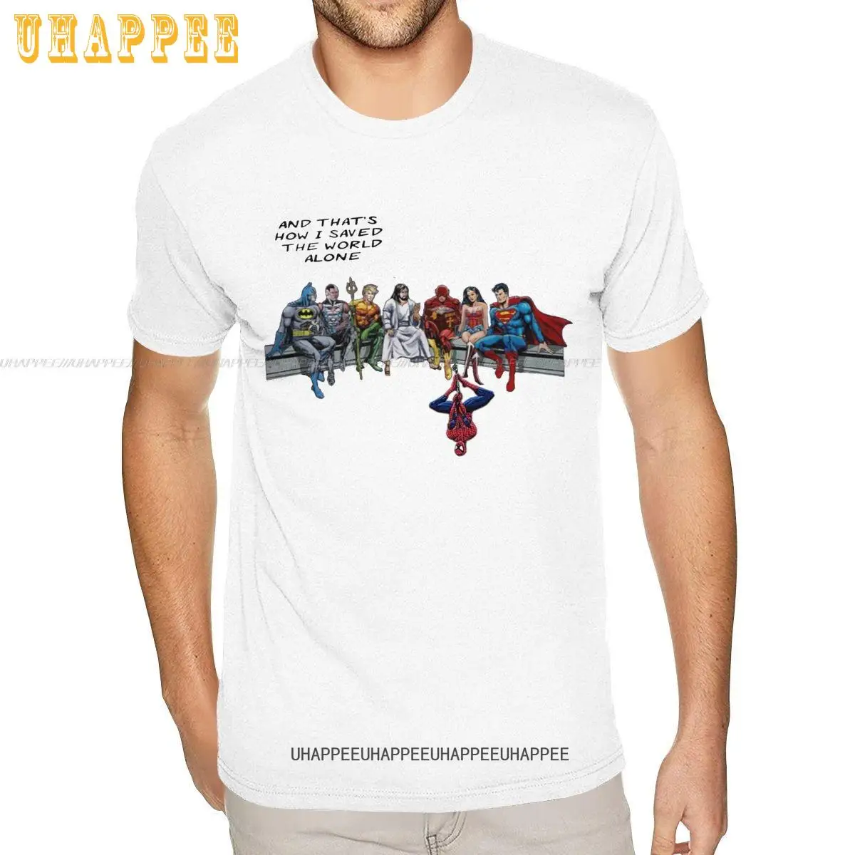 

И вот как я сэкономил мир, футболки, парные высококачественные футболки, мужские Модные брендовые футболки с коротким рукавом