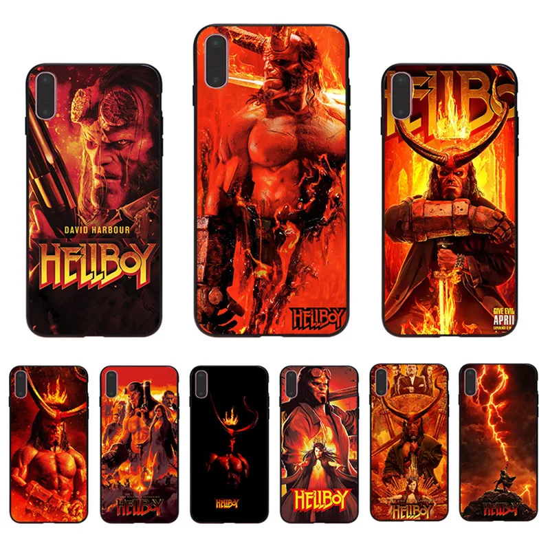 

The art of the The movie Hellboy soft cover for iphone 12 mini 11 pro max se2020 Mobile phone case xs x xr 7 8 plus 6s 6 5 shell