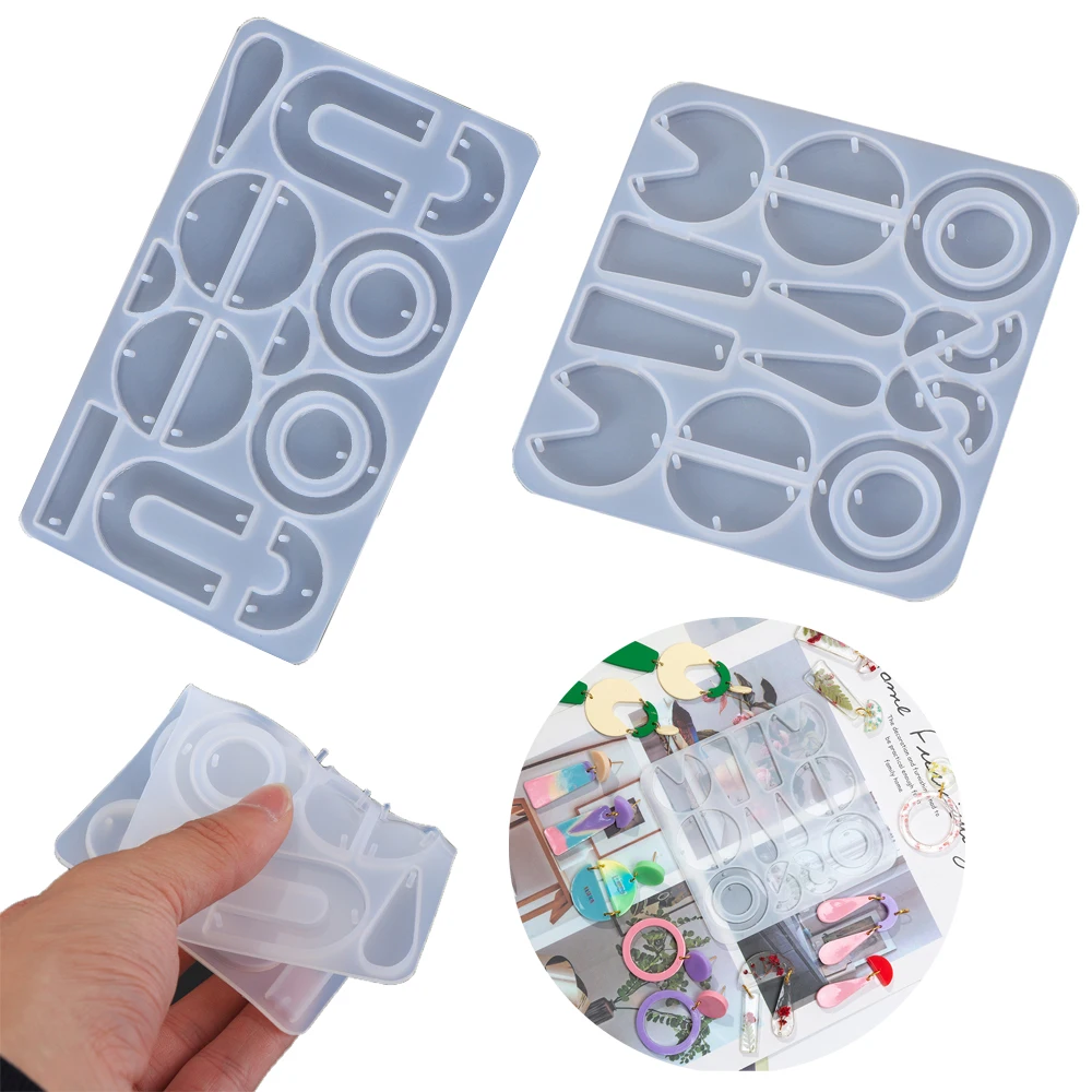 Рождественские серьги бусины искусственная смола силиконовая форма ручной