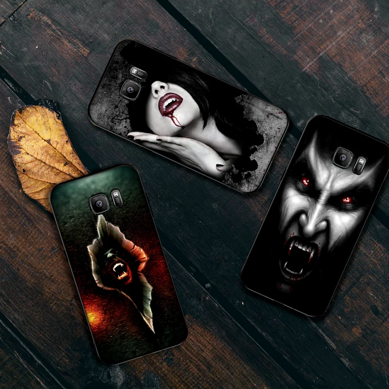Для samsung A50 60 70 40 20 A10 чехол для телефона с рисунком из мультфильма темная кровь