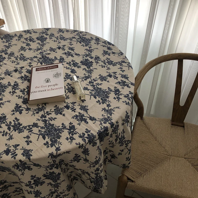 Скатерти в индивидуальном стиле декоративная винтажная скатерть с цветочным