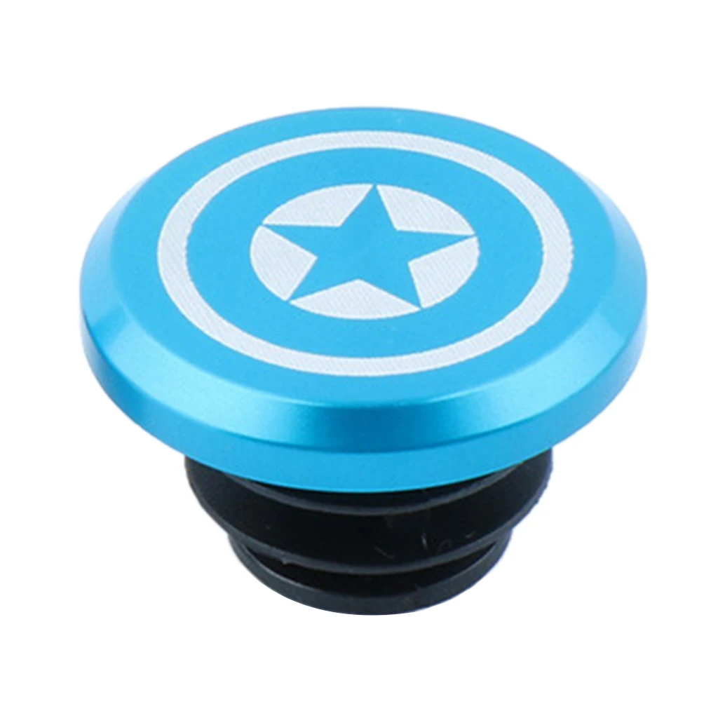 Blue B 18.8mm 1 шт., наконечник для руля велосипеда из сплава, заглушки для велосипеда, наконечник для велосипеда, MTB, горный велосипед, запчасти для велосипеда - Цвет: Blue B 18.8mm
