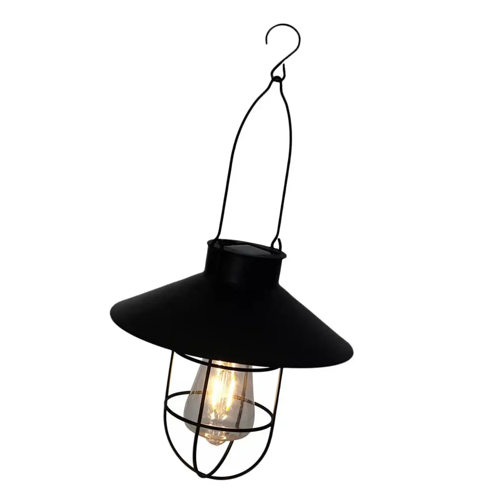 Открытый Солнечный портативный фонарь подвесной светильник с железным