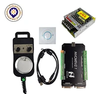 mach3 usb interface cnc kit motion controller nvcm 3456 axis cnc motion control card 46 axis electronic handwheel 24v dc