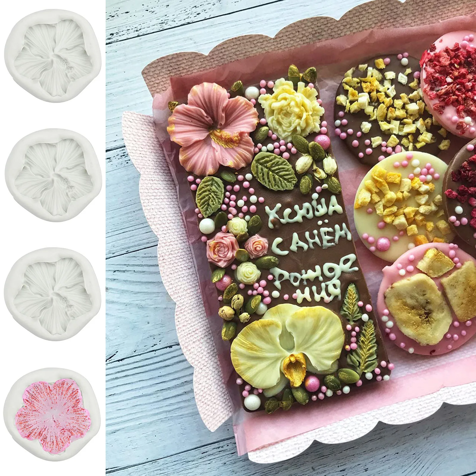 

4 шт., силиконовые мини-формы для выпечки