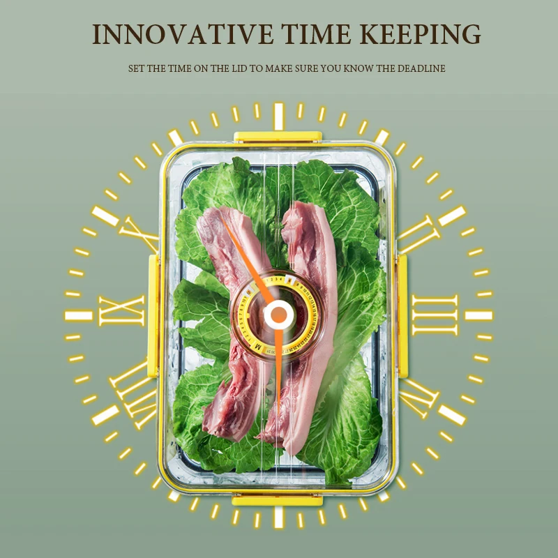 

1pcs Fresh Produce Storage Containers Fridge Drip Basket Produce Saver Refrigerator Storage Basket Set Fresh Vegetable Fruit