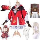 Костюм для косплея из аниме геншин ударно Кли