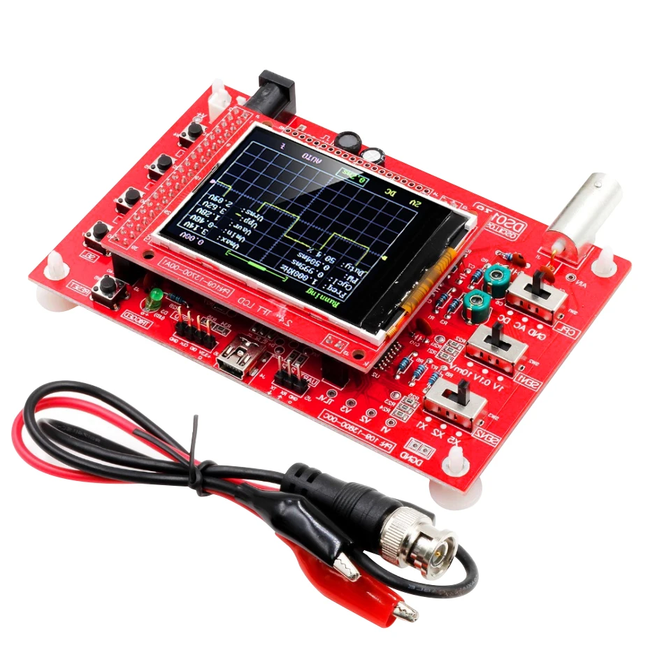 Набор цифрового осциллографа детали для электроники DSO138 осциллограф &quotсделай