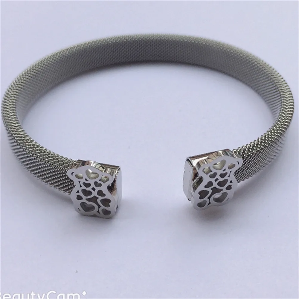 Браслет с медвежонком браслет из нержавеющей стали ювелирные изделия лучший