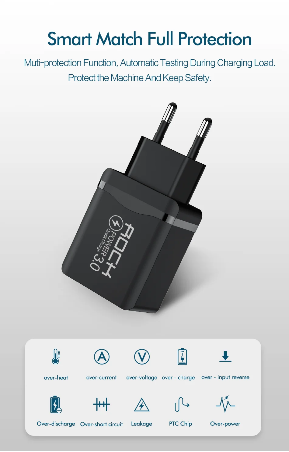 18 Вт Быстрая зарядка 3,0 USB зарядное устройство дорожный настенный адаптер Быстрая зарядка мульти разъем зарядное устройство для мобильного телефона для iPhone samsung Xiaomi Mi