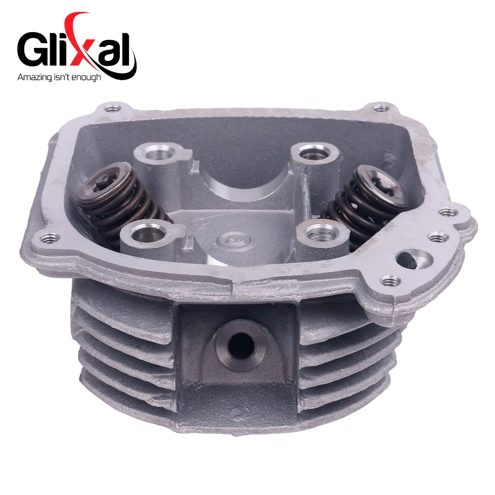 Фото Glixal GY6 125cc китайский скутер двигатель 52,4 мм EGR головка цилиндра в сборе с клапанами для 4T 152QMI ATV Go Kart Багги мопед Quad №2