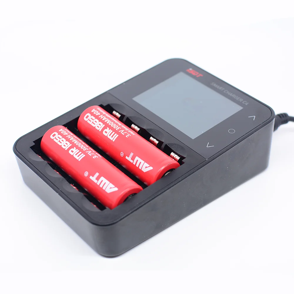 ISDT C4 8A сенсорный экран смарт-зарядное устройство экран с USB выходом для 18650 26650 AA AAA батареи для режима RC