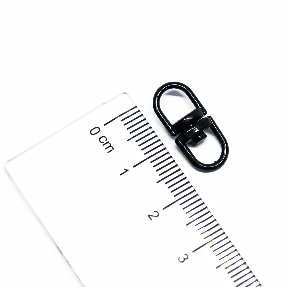 20Pcs Colorful Rotating 8 Word Toroid Ring Universal Chain Buckle Shackle Wire Rope Lock Keychain Pendant Accessories - купить по