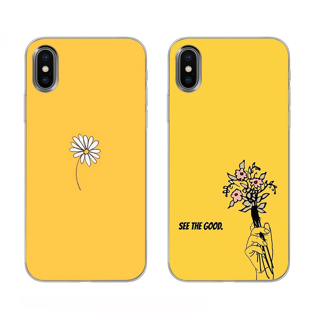 Удивительные милые желтые арт специальные горячие продажи чехлы для iPhone 5 5S SE 6 6s 7