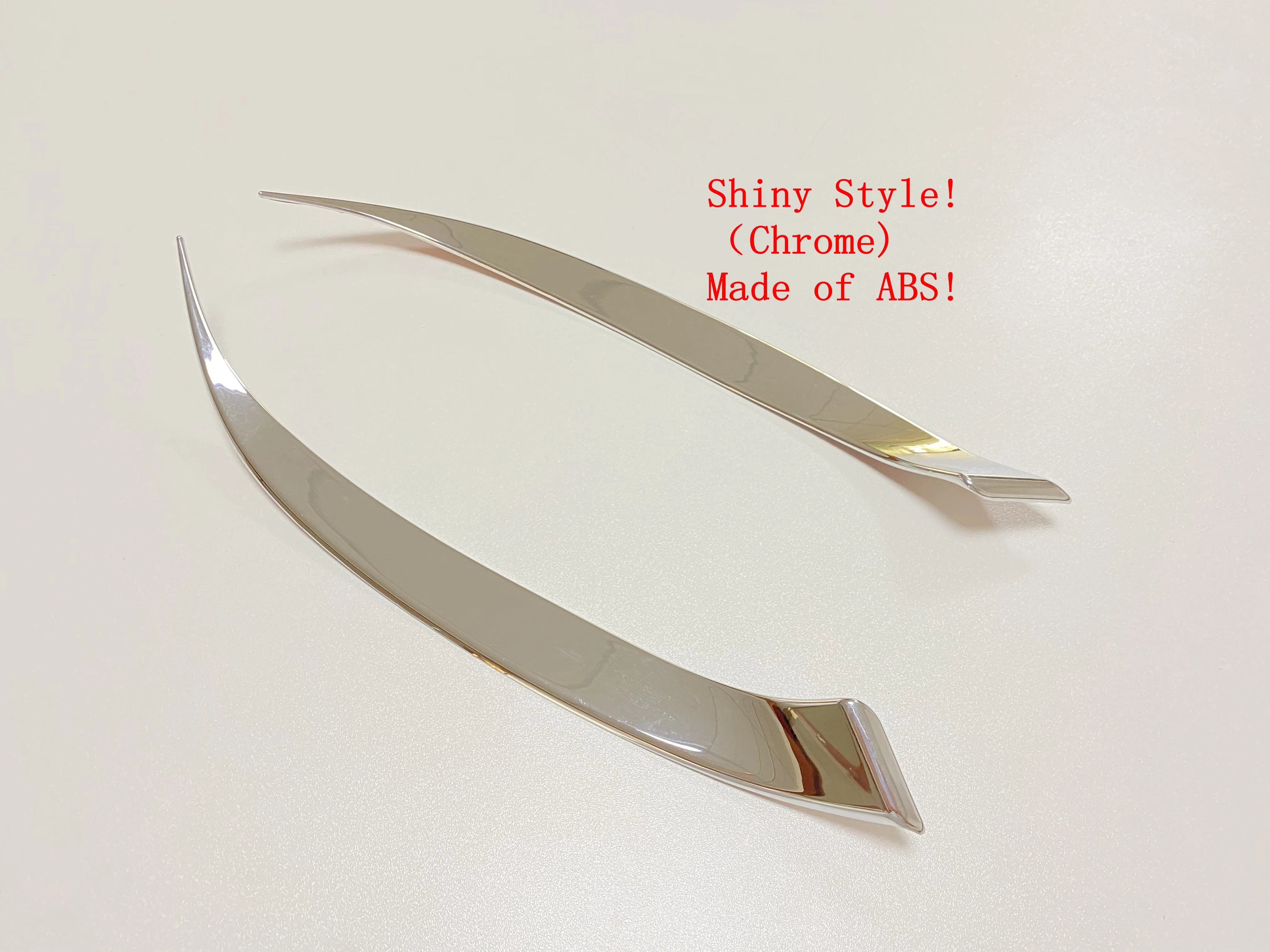 Lapetus передние фары лампы для век брови полосы крышка отделка Подходит Mazda 2 Demio 2015