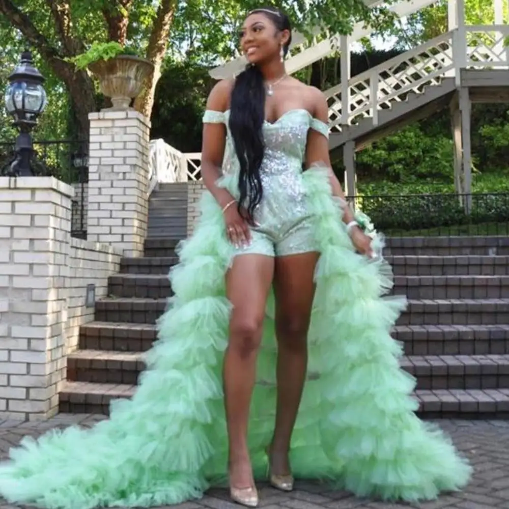 Новые модные плиссированные тюлевые юбки для девочек мятно зеленая фатиновая юбка выше колена Длинные