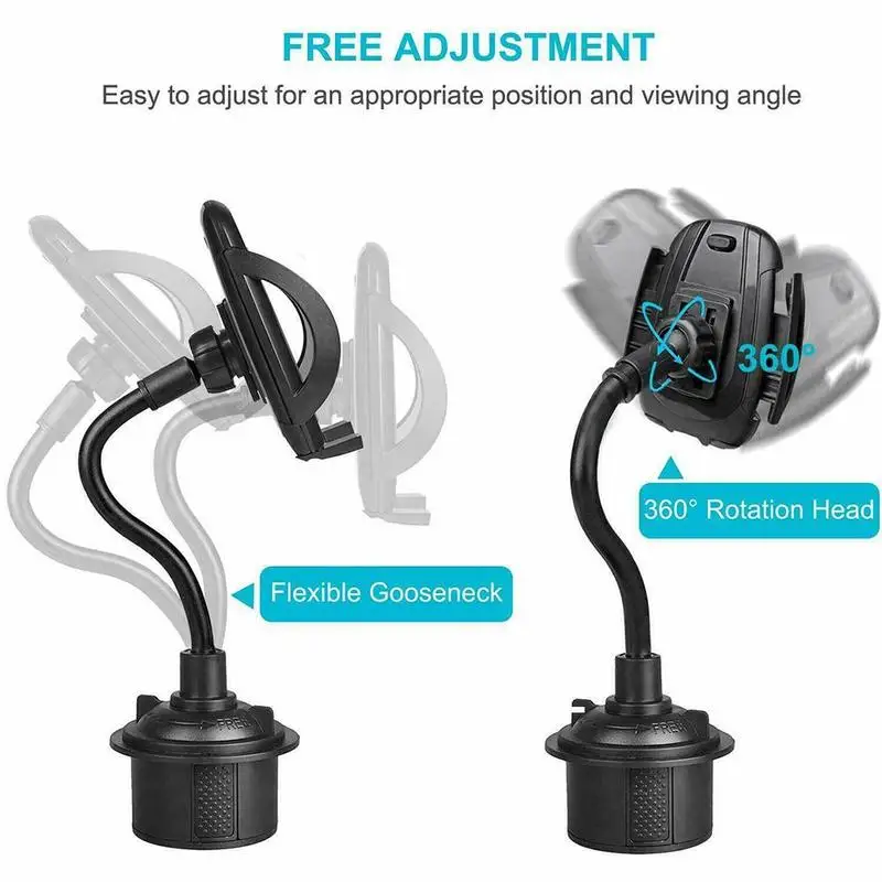 

Adjustable Cup phone Holder Magnetic Car Cup Holder Phone Mount Long Arm Phone Cup Holder