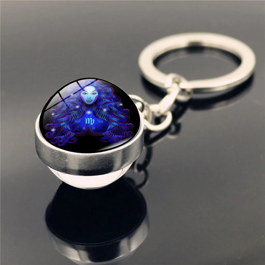 Модное кристаллическое украшение стеклянный шар 12 раз брелоки с цветными