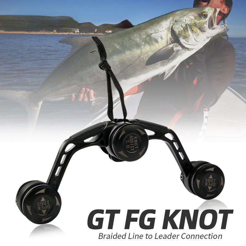 

NEW Fishing Knotter Assist Knot Tool Bobbin Winder Line Wire Knotting Machine Japan Fishing Line Equipment Goods Fishing tools