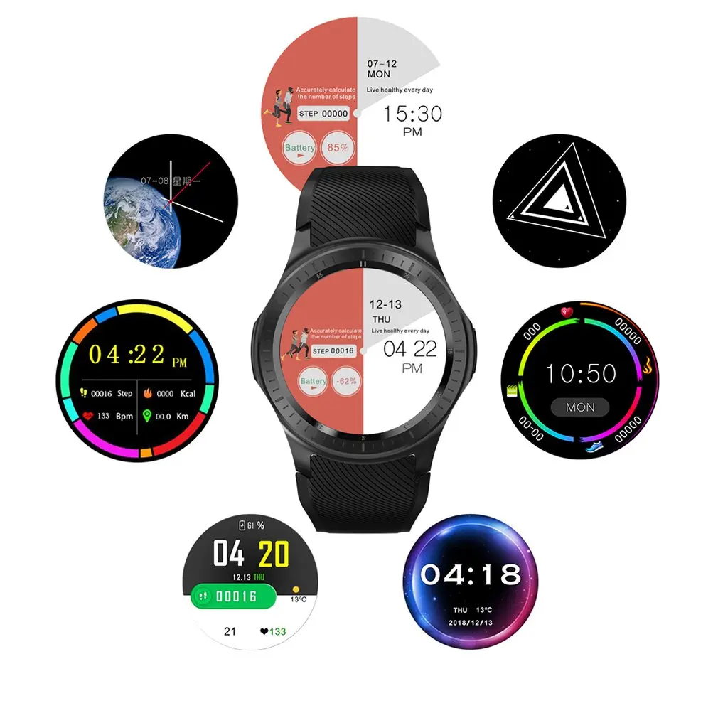 Умные часы с экраном переводчик GPS WiFi монитор сердечного ритма мульти спортивный