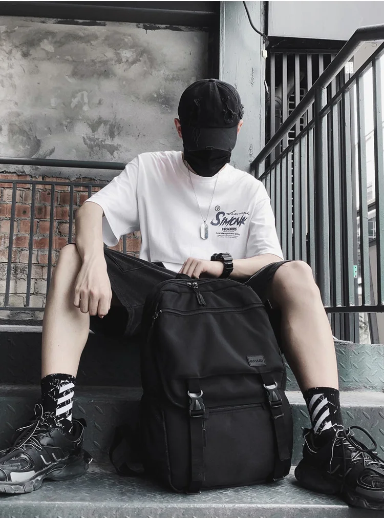 

BB2581 men's backpack 2021 new style casual large capacity female college student high school school bag fashion
