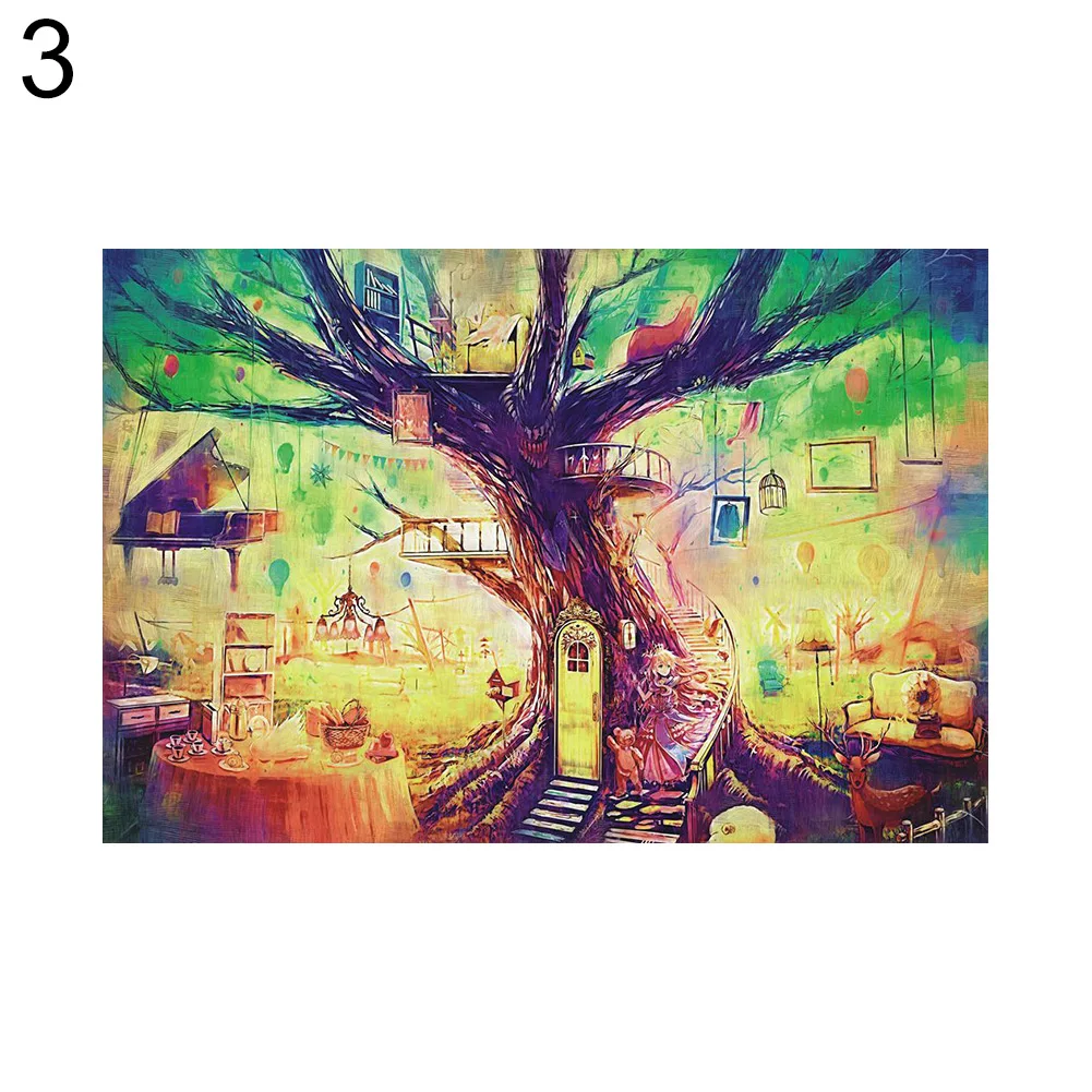 

1000Pcs Adult Kids Puzzle Jigsaw Cherry Coffee Street Landscape Game Toy Gift