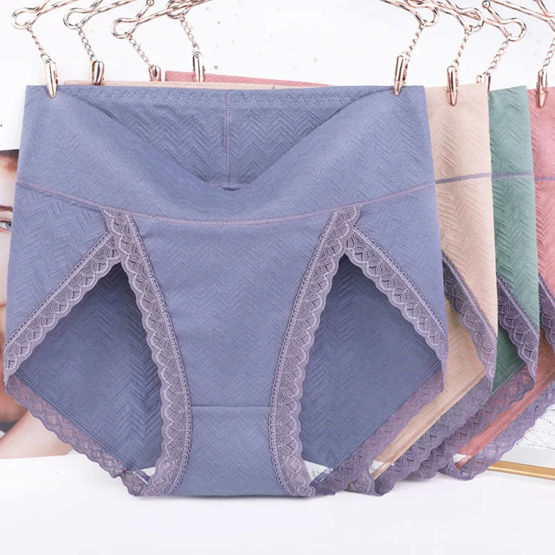 XL ~ 6XL однотонные хлопковые трусы с высокой талией для женщин нижнее белье бантами
