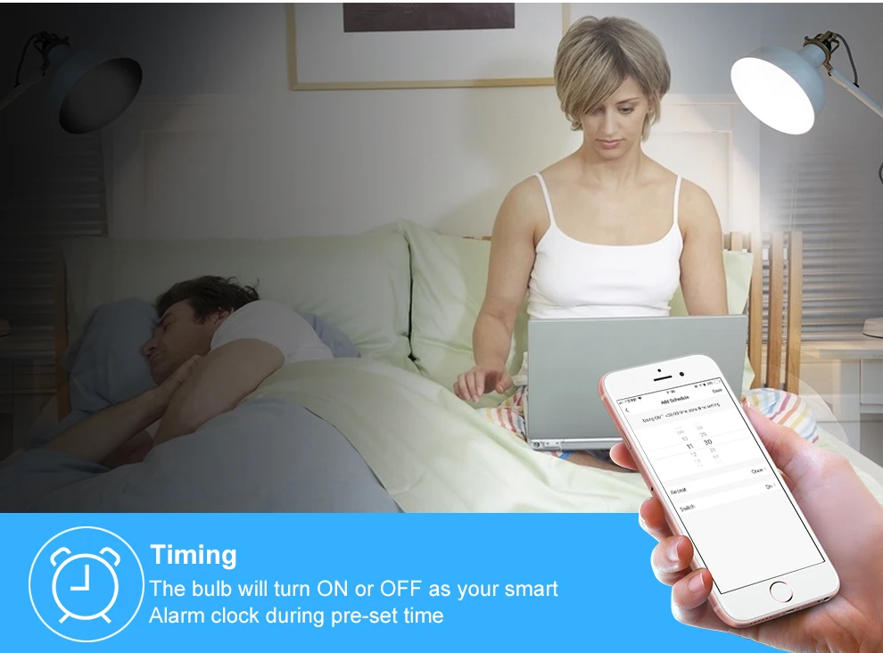 Tuya умный контроль WiFi RGB светодиодный светильник Smart Life APP совместим с Amazon Alexa и Google Home управление голосом