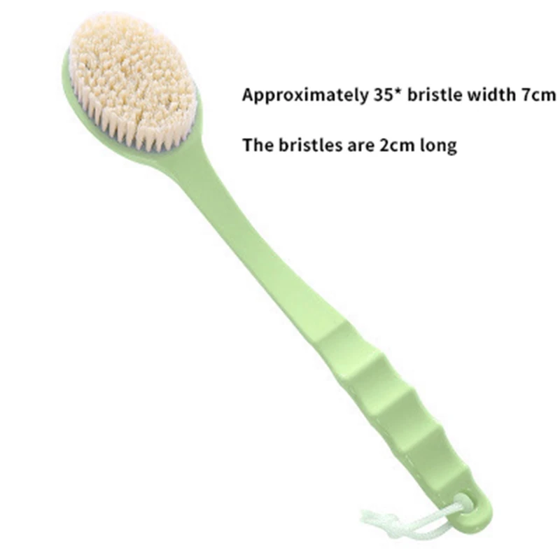

New Set of 3 Long Handled Body Bath Shower Back Brush Scrubber Skin