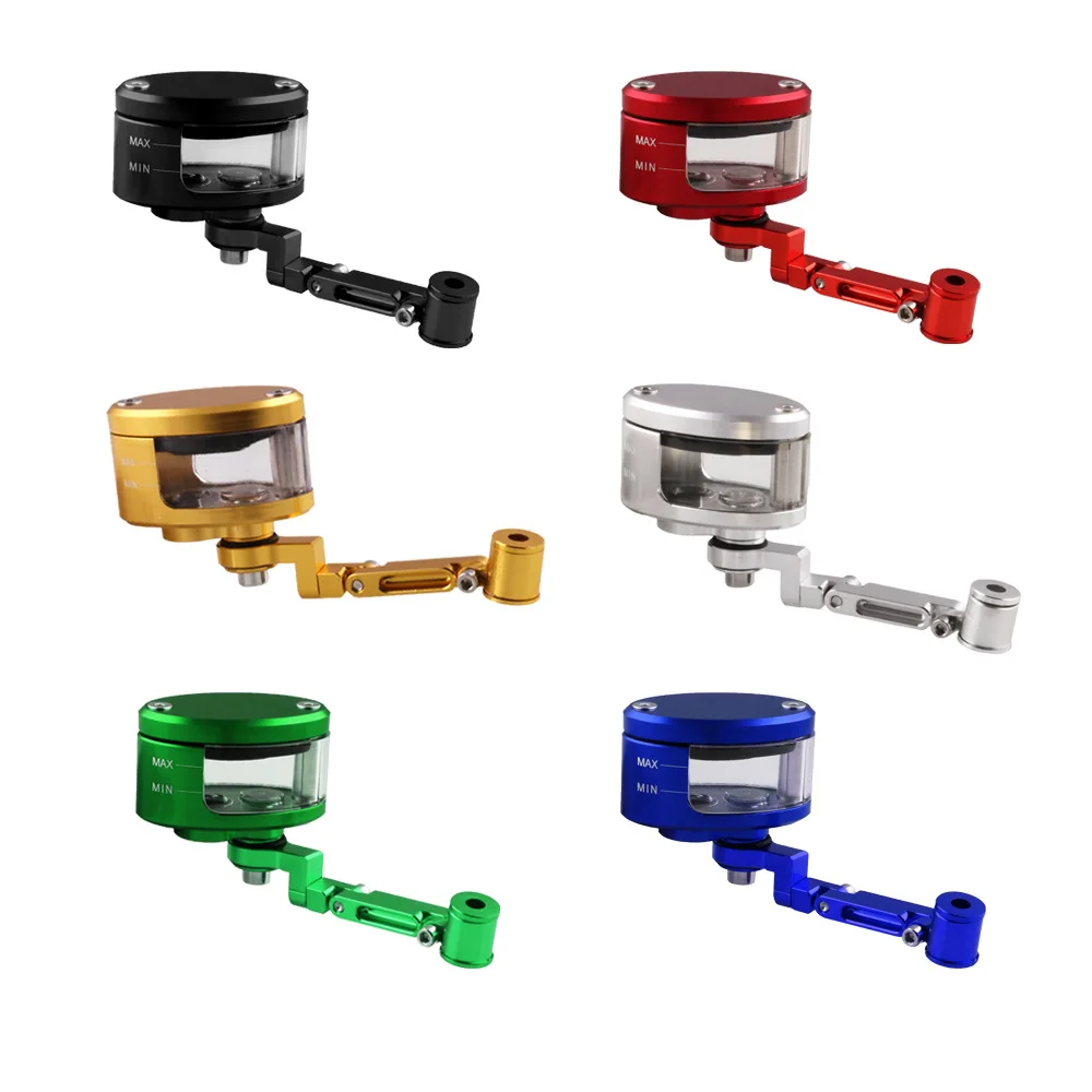 

Universal Motorcycle Motorbike Brake Clutch Tank Cylinder Fluid Oil Reservoir Cup CNC Bracket For Honda Yamaha Suzuki Kawasaki