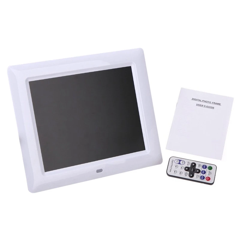 7 дюймов HD TFT-LCD цифровая фоторамка с MP3 MP4 слайд-шоу часы удаленного рабочего стола
