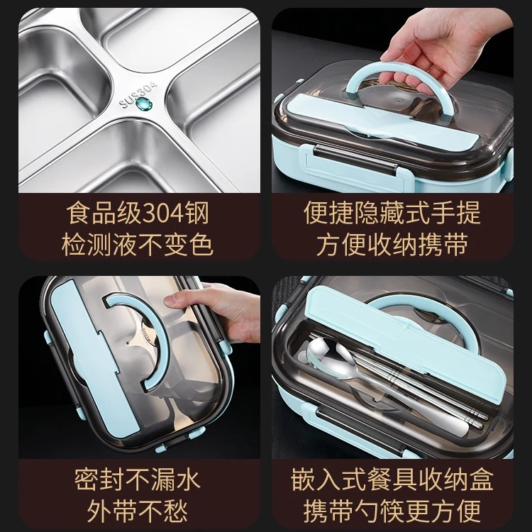 Милый японский Ланч-бокс многослойные контейнеры для хранения пищевых продуктов