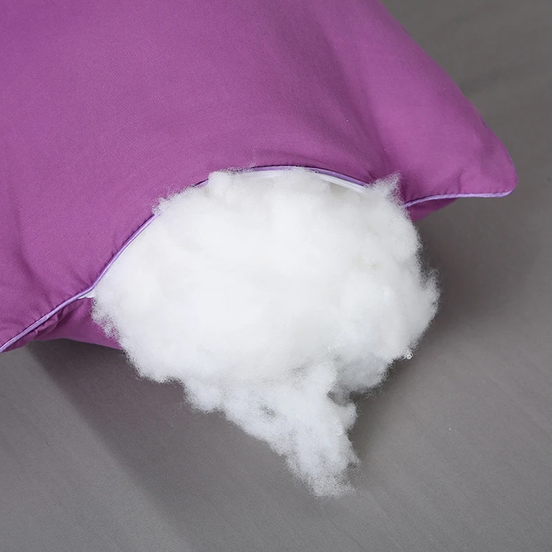 

Hotel Comfortable Pillow Solid Color Neck Protector Sleeping Pillows for Home Bedroom 48x74cm Pillow Core for Adult Students