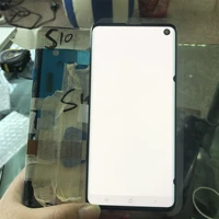 100 original lcd display for samsung galaxy s10e s10 lcd g9730 s10 plus g9750 touch screen digitizer assembly with black dot