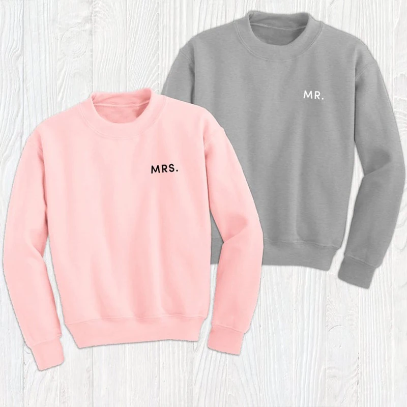 Кружки мистер и миссис молодоженов Толстовка Обручение объявление медовый месяц