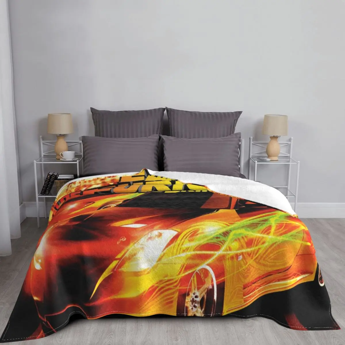 

Fast And Furious 4 Blanket Bedspread Bed Plaid Bed Linen Bedspread 150 Decorative Bed Blankets