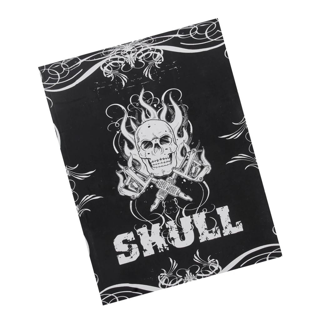 Разнообразные узоры череп Татуировка флэш-книга рукописи инструкция Автограф |