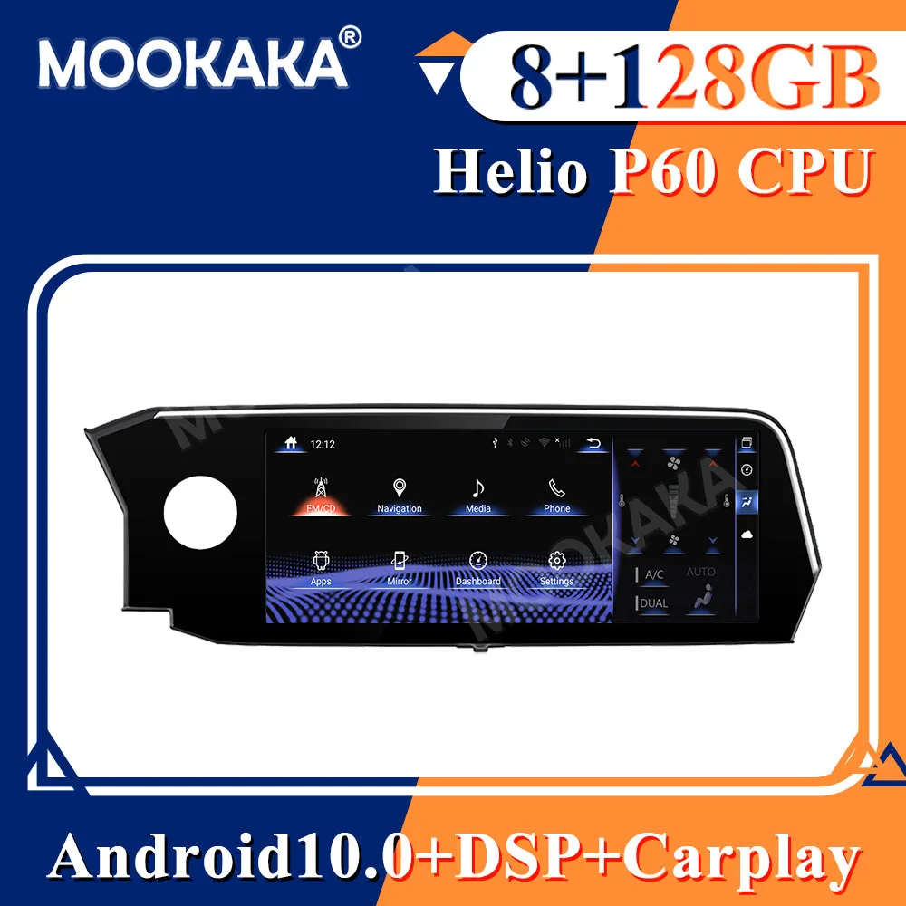

For Lexus ES 2018 Car Multimedia Player Auto Stereo Android 10 IPS Screen Navigation head unit Carplay tape recorder Octa Core