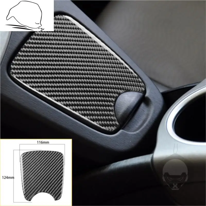 

Для Toyota Prius XW30 ZVW30 ZVW35 2009-2015 держатель стакана из углеродного волокна дверная наклейка коробка для хранения Крышка отделка автомобильные акс...