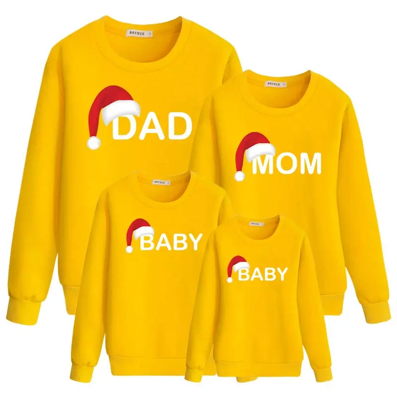 Color 3 Подходящая футболка для папы, мамы и ребенка, одежда для папы, мамы и ребенка одежда для мамы, дочки, папы и сына Семейный комплект, Рождество - Цвет: Color 3