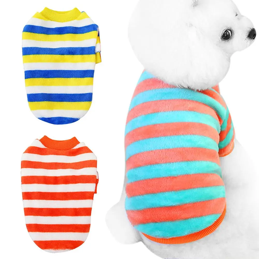 

Одежда для домашних животных, весенне-осенняя, полосатая, с принтом для маленьких собак, для чихуахуа, для отдыха, блузка, куртка, для чихуаху...