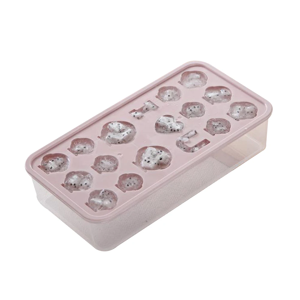 Ящик для хранения кубических сеток мороженого DIY контейнер ледяных форм с